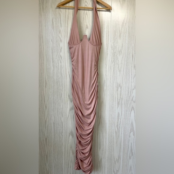 Halter Cross Dress Bandage Neck Hollow Chest Club Party Night Dress Size S - Picture 6 of 7